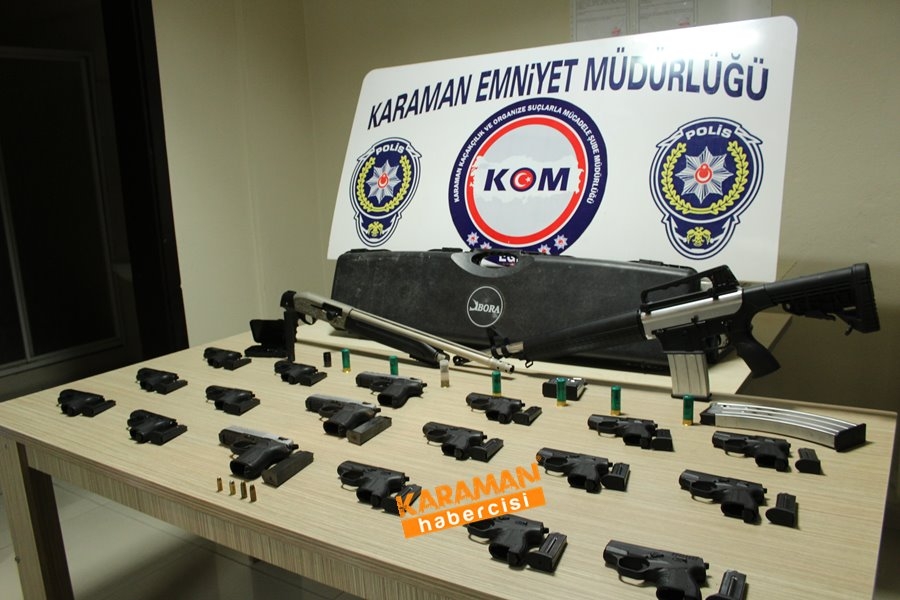 Karaman’da kaçak silah operasyonu 3