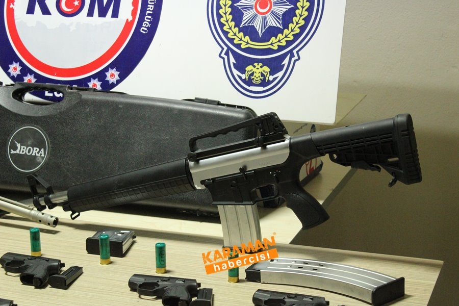 Karaman’da kaçak silah operasyonu 4