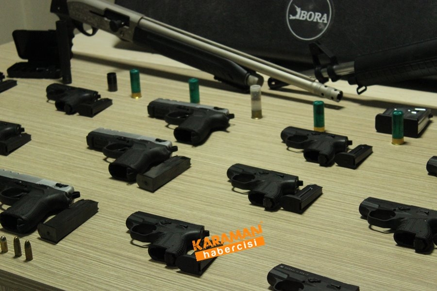 Karaman’da kaçak silah operasyonu 5