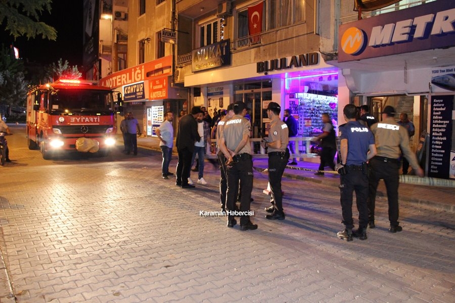 Karaman'da Yüksekten Düşme ve Vurulma Olayı 6