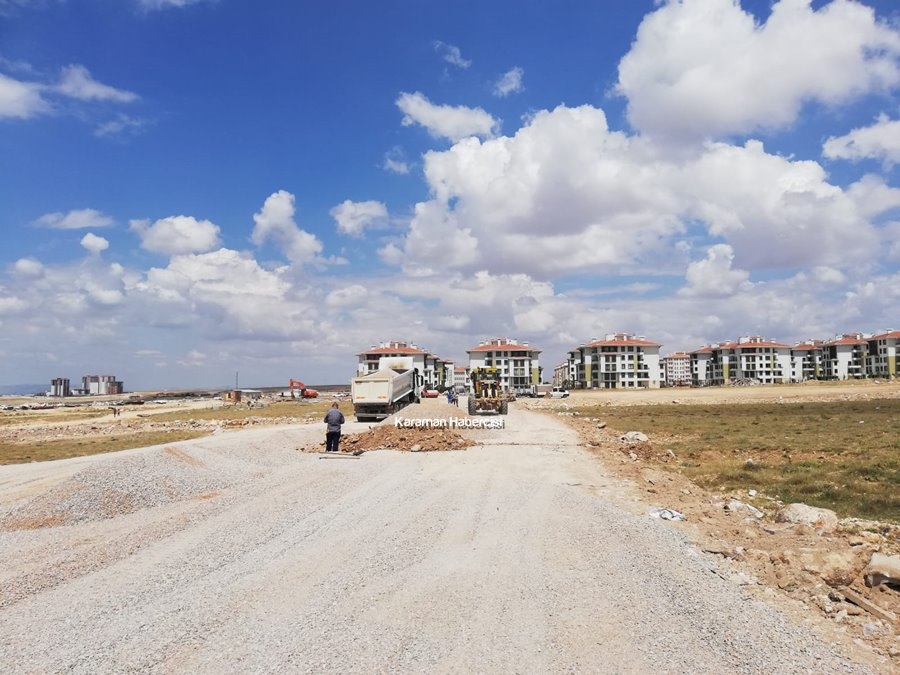 Karaman TOKİ Bölgesinde Yol ,Işıklandırma, Asfaltlama ve Toplu Taşıma Ça 2