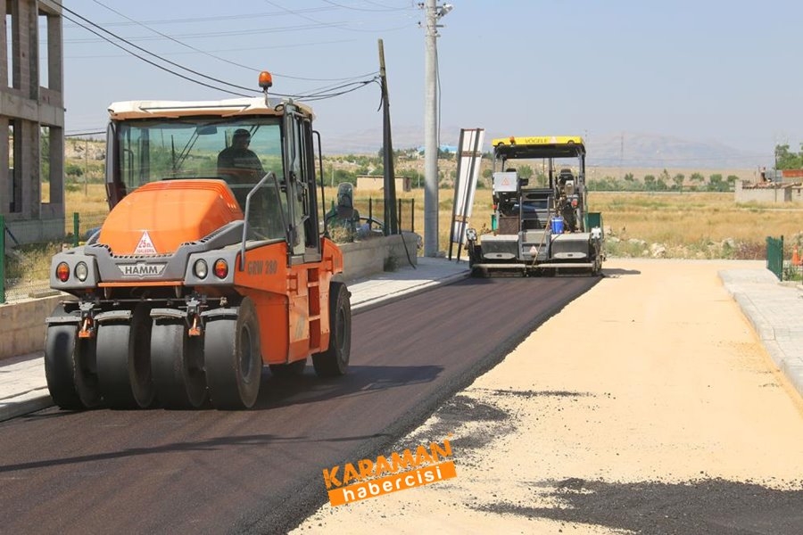 Karamanoğlu Mehmet Bey Mahallesinde Asfalt Çalışmaları 8