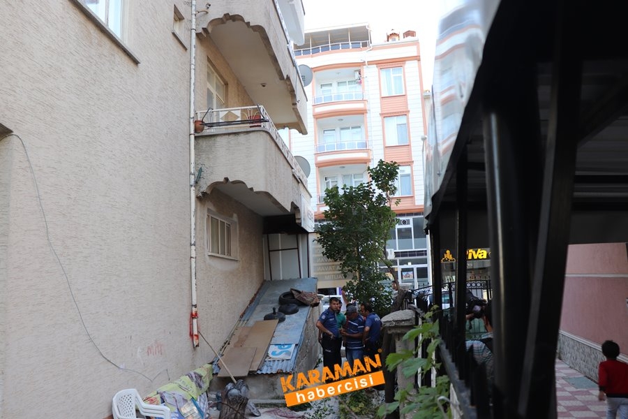 Karaman'da Balkondan Düşme Olayı 6