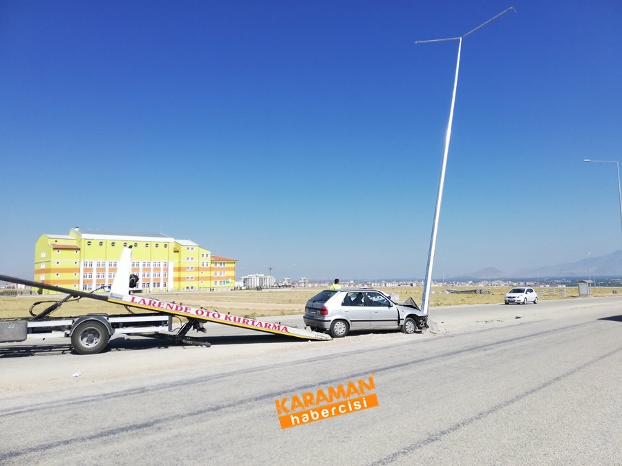 Karaman Şehit Muhammed Yalçın Bulvarı üzeri trafik kazası 1