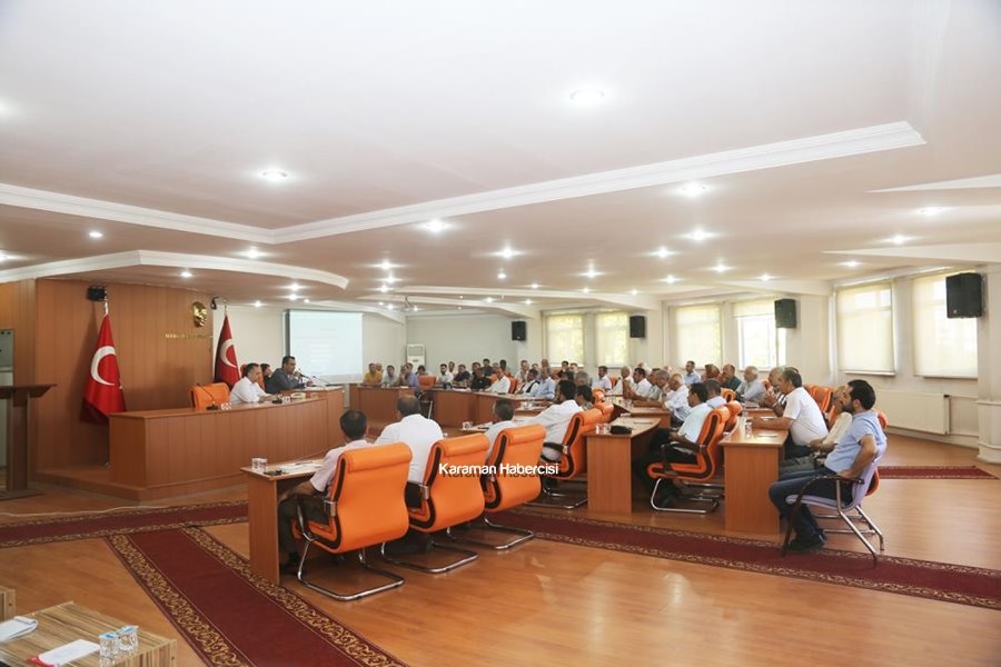 Karaman Belediyesi Muhtarlar Toplantısı 1