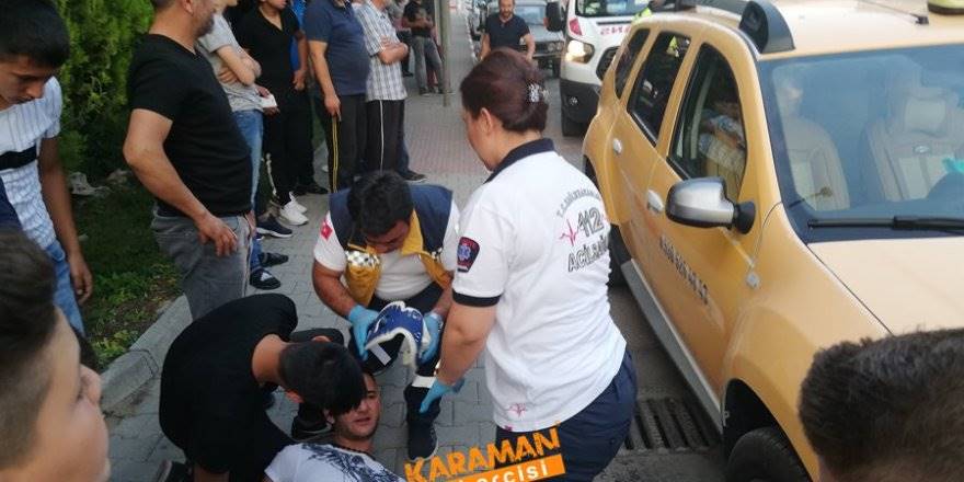 Karaman Belediyesi Önünde Trafik Kazası