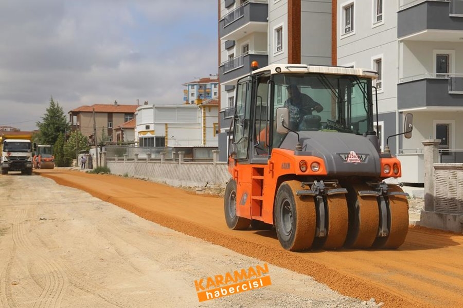 Karaman Belediyesi asfalt, yol yenileme ve yapım çalışmaları 1