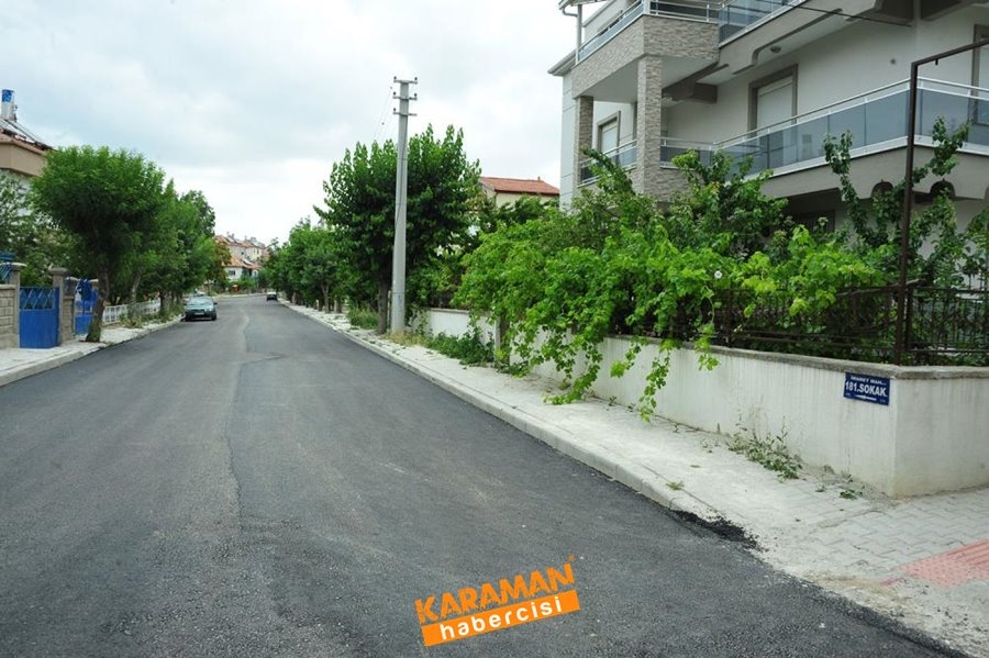 Karaman Belediyesi asfalt, yol yenileme ve yapım çalışmaları 10