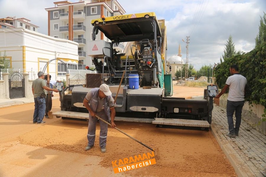 Karaman Belediyesi asfalt, yol yenileme ve yapım çalışmaları 2