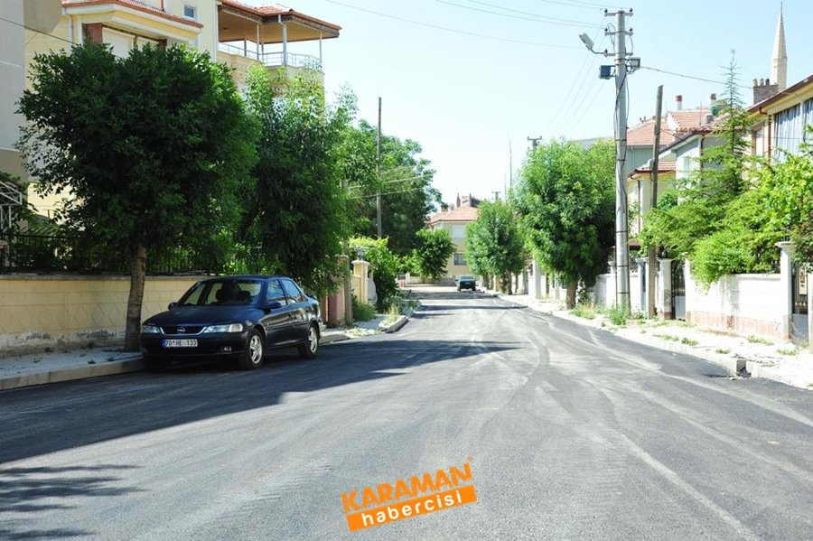 Karaman Belediyesi asfalt, yol yenileme ve yapım çalışmaları 7