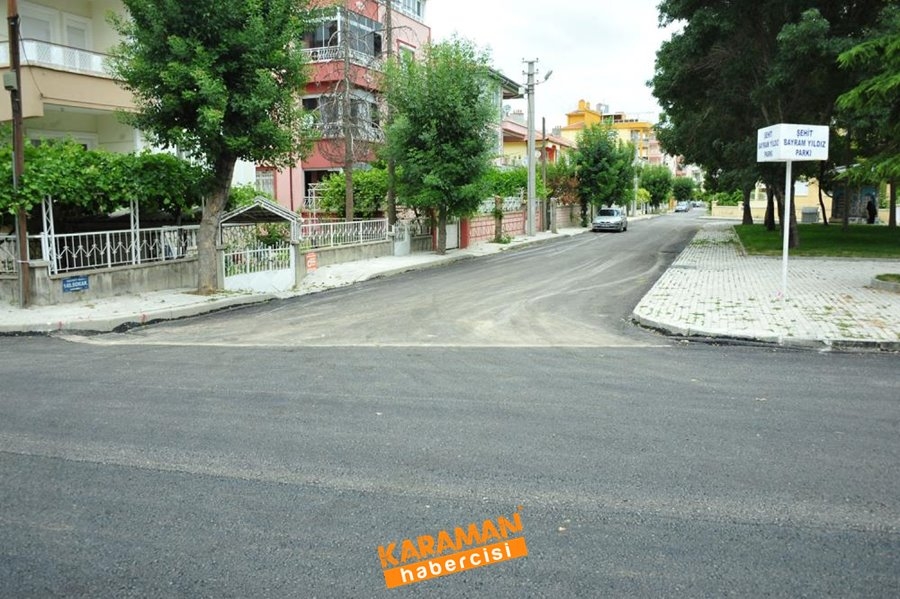 Karaman Belediyesi asfalt, yol yenileme ve yapım çalışmaları 9