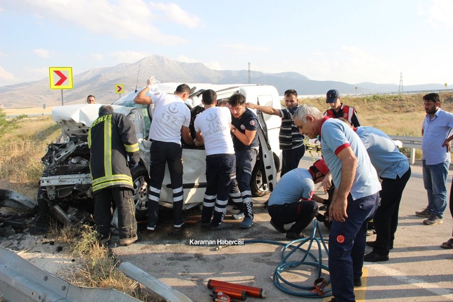 Karaman Konya Yolunda Trafik Kazası 13