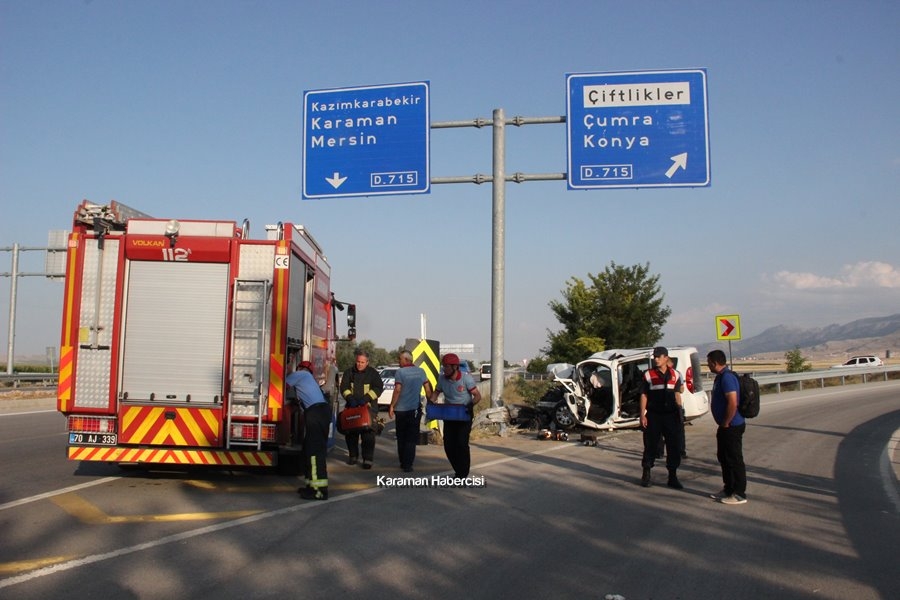 Karaman Konya Yolunda Trafik Kazası 17