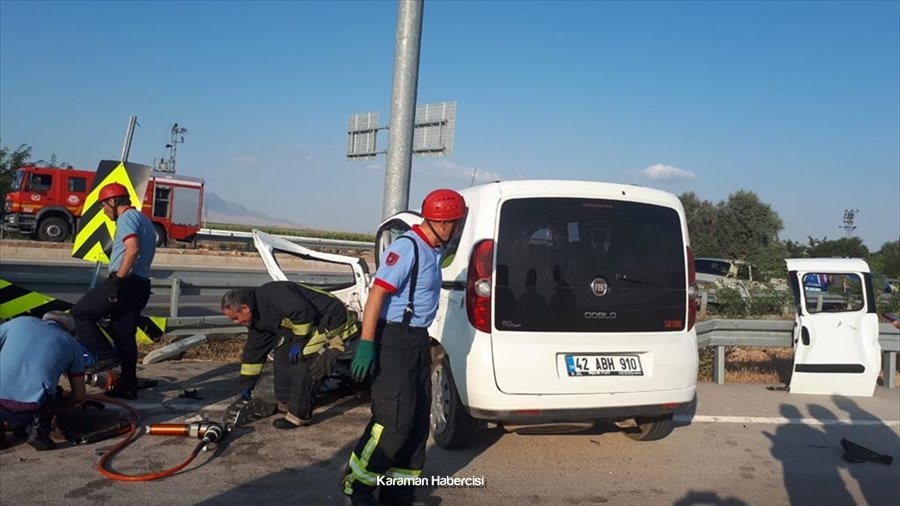 Karaman Konya Yolunda Trafik Kazası 2
