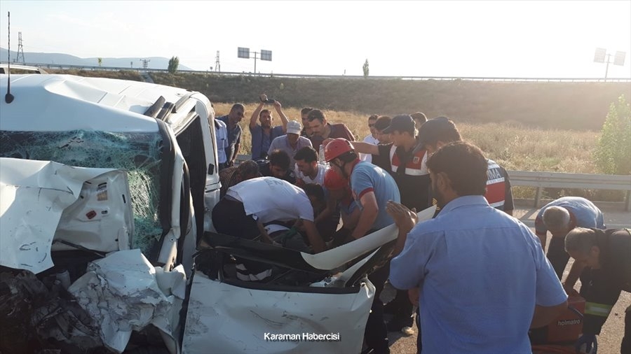 Karaman Konya Yolunda Trafik Kazası 5