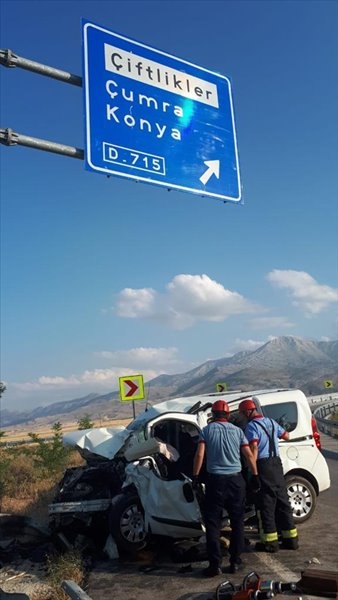 Karaman Konya Yolunda Trafik Kazası 7