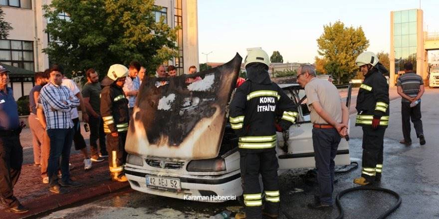 Konya Otomobil Yangını