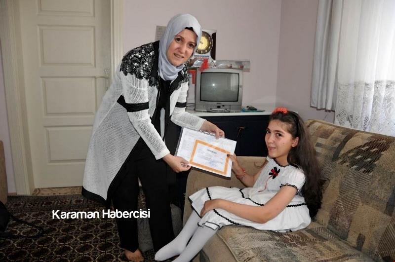 Karaman'da, Evde Eğitim Gören Öğrencilere Sürpriz Ziyaret 1