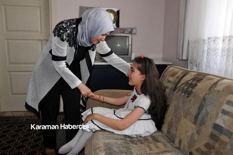 Karaman'da, Evde Eğitim Gören Öğrencilere Sürpriz Ziyaret 3