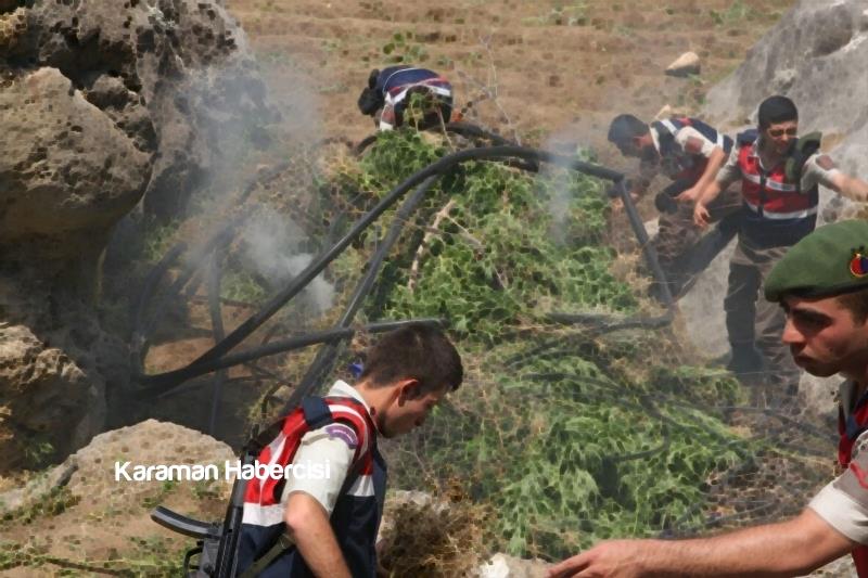 Karaman’da Jandarma Ekiplerinden Uyuşturucu Operasyonu 4