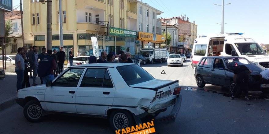 Karaman'da 5 dakikada 2 Kaza Yaşandı
