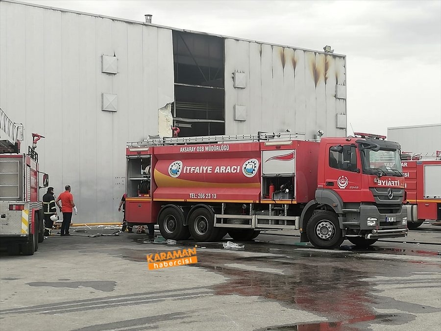 Aksaray'da Fabrika Yangını 13