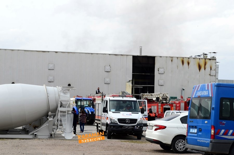 Aksaray'da Fabrika Yangını 2