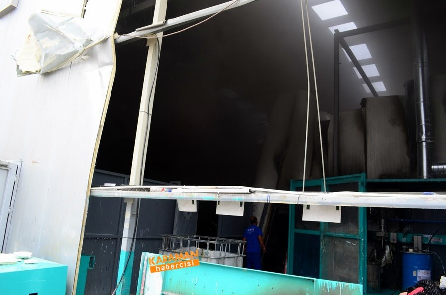 Aksaray'da Fabrika Yangını 3