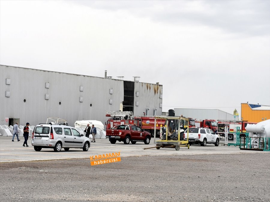 Aksaray'da Fabrika Yangını 8