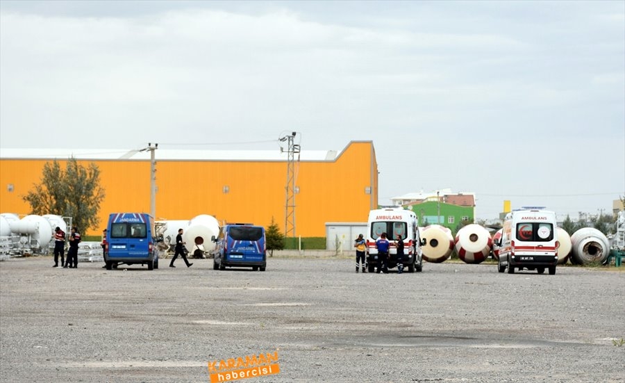 Aksaray'da Fabrika Yangını 9