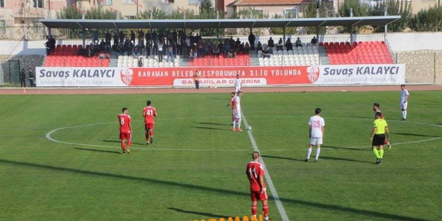 Karaman Belediyespor Evinde 3 Puanı Almasını Bildi
