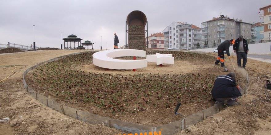 Karaman'da Üniversite Çevresine Park Yapılıyor