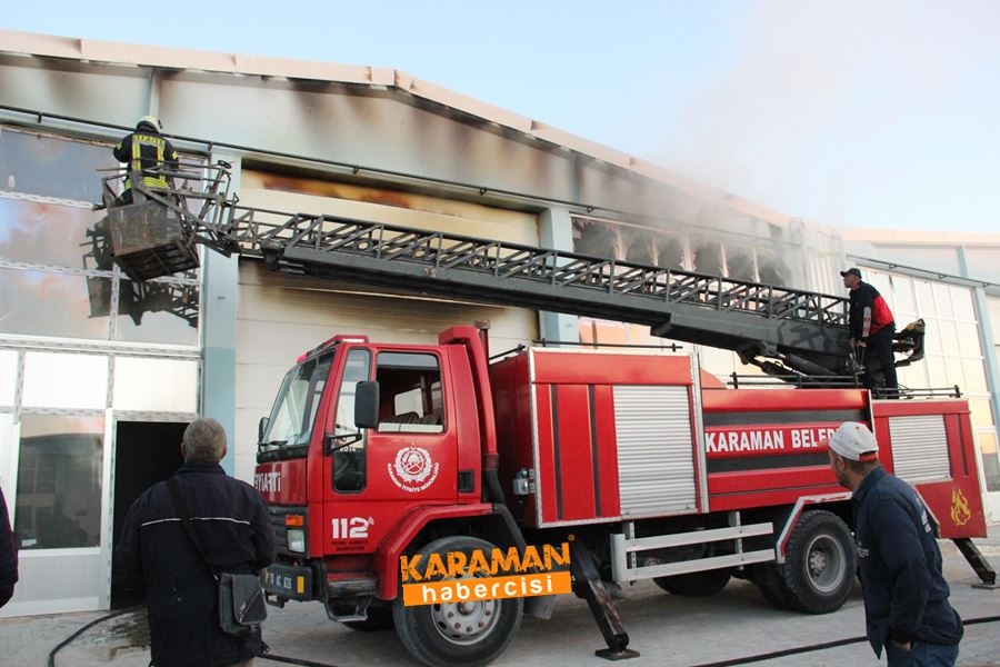 Karaman'da Depo Yangını 3