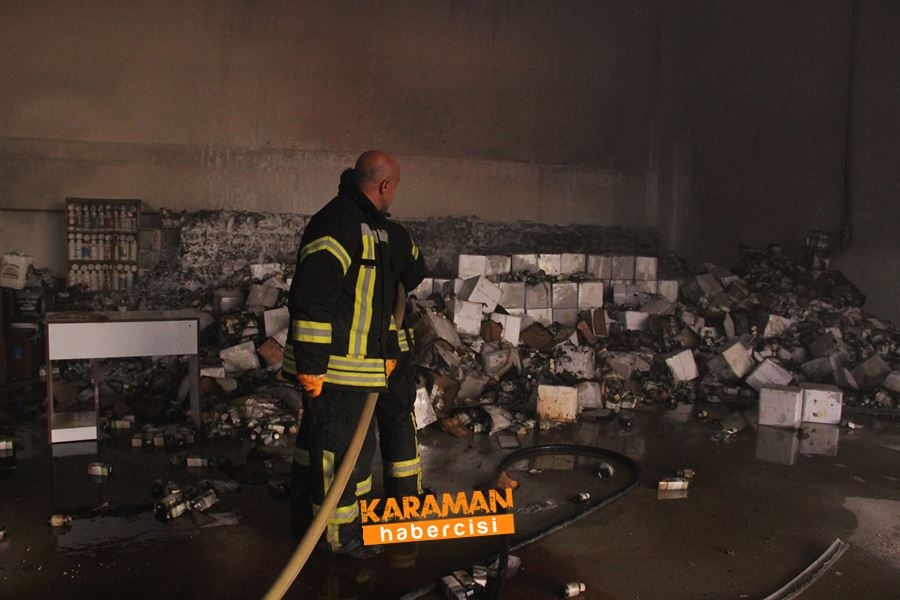 Karaman'da Depo Yangını 4