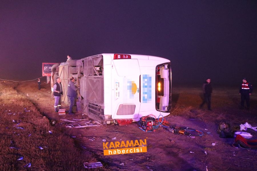 Aksaray'da Otobüs Kazası 8