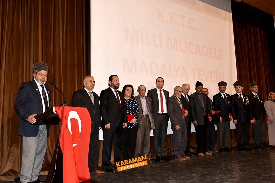 Kıbrıs Barış Harekâtına Katılan Gazilerimize Milli Mücadele Madalya Ve B 12