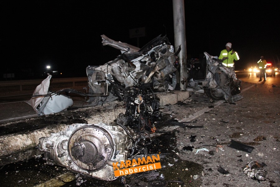 Karaman'da Feci Kaza 14