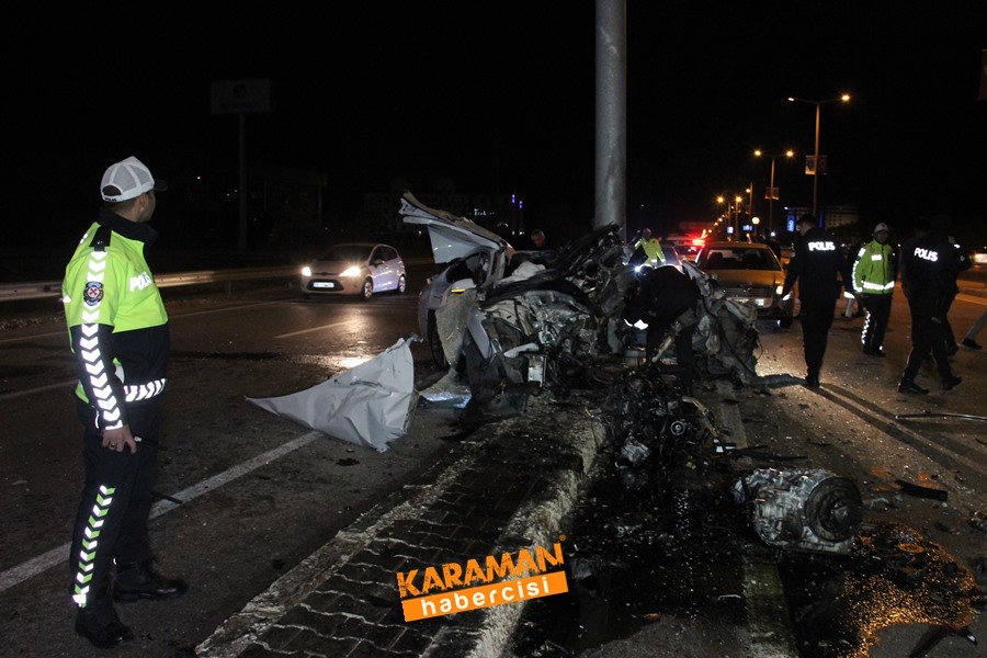 Karaman'da Feci Kaza 15