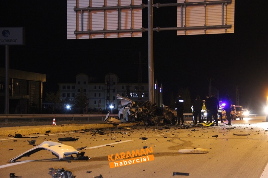 Karaman'da Feci Kaza 17