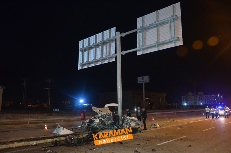 Karaman'da Feci Kaza 2