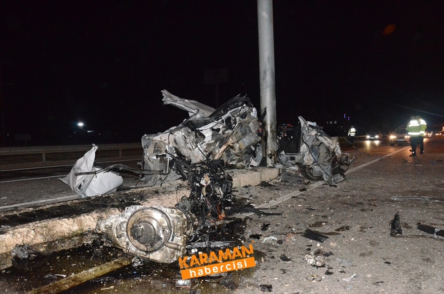 Karaman'da Feci Kaza 4