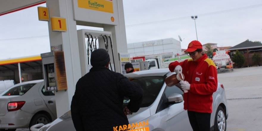 Çavpet'te Sıcak Süt İkramı