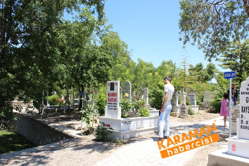 Karaman'da,Bayram Öncesi Mezarlık Ziyareti 51