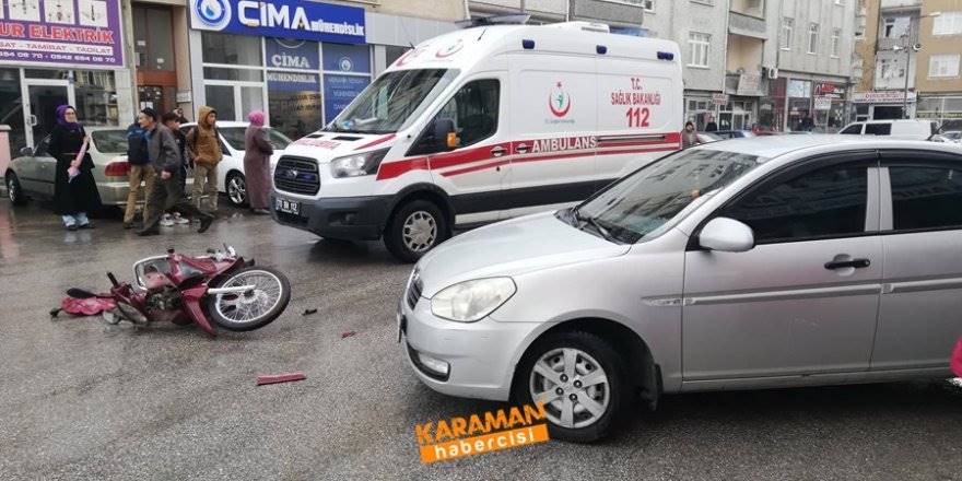 Karaman'da Trafik Kazası