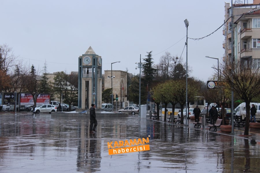 Karaman kar yağışlı 13