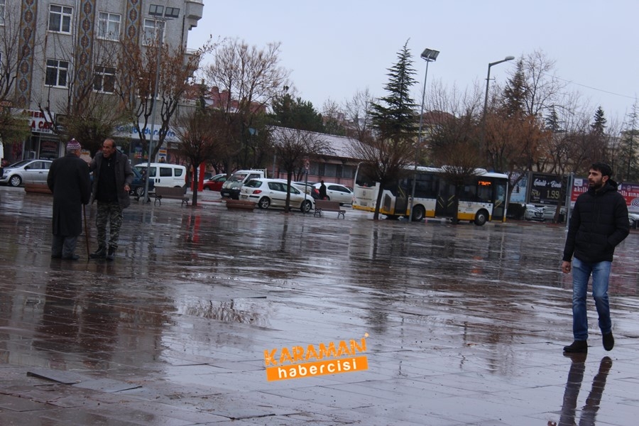 Karaman kar yağışlı 16