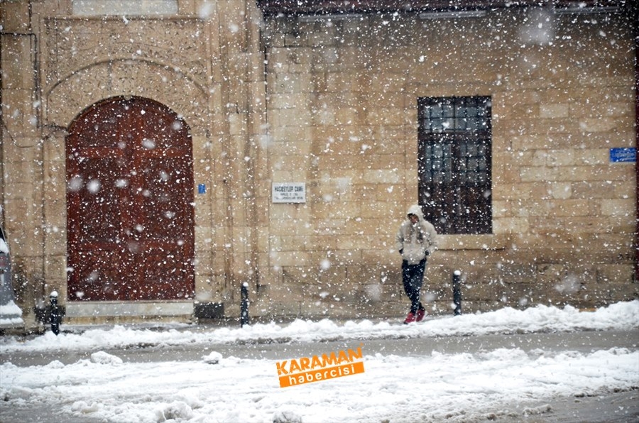 Karaman kar yağışlı 32