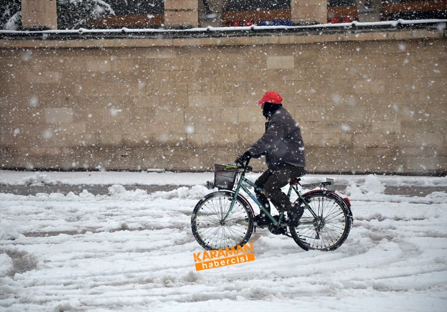 Karaman kar yağışlı 34