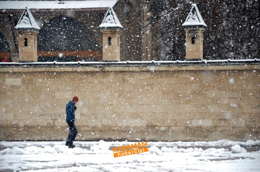 Karaman kar yağışlı 35