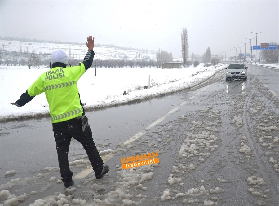 Karaman kar yağışlı 38